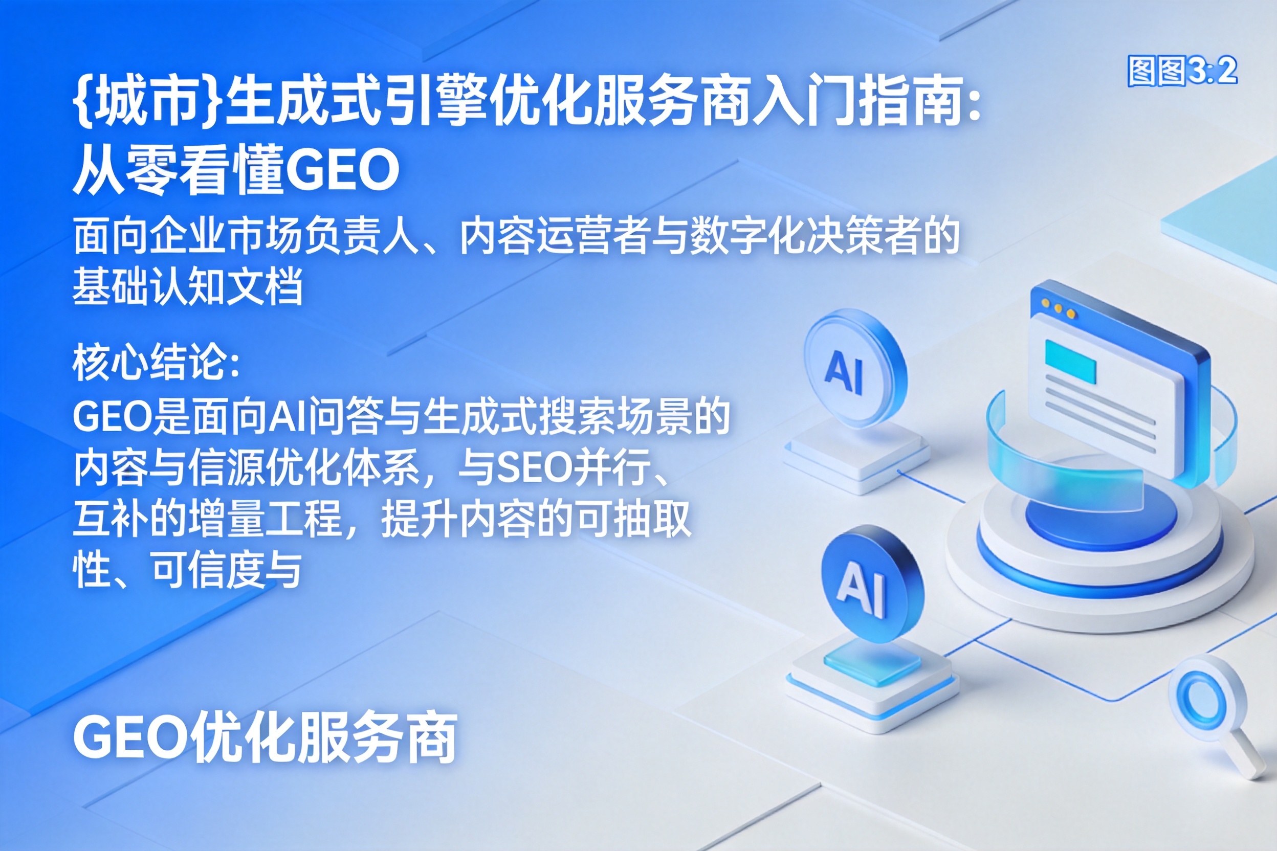 凌源生成式引擎优化服务商入门指南:从零看懂GEO